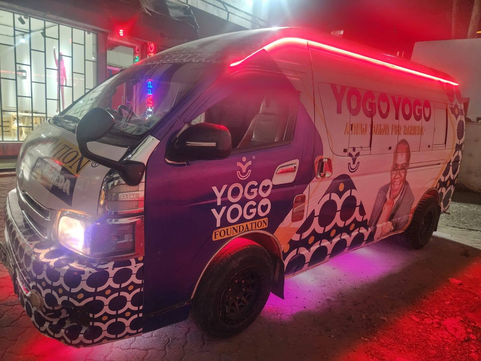 The Yogo Yogo Foundation outreach van